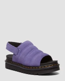 Kole suède sandalen in Twilight Paars