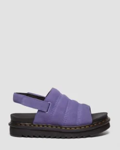 Kole suède sandalen in Twilight Paars