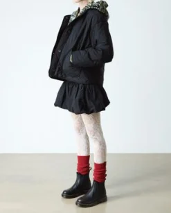 2976 LEONORE II ZACHTLEREN CHELSEA BOOTS GEVOERD MET IMITATIEBONT in Zwart