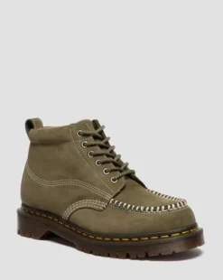 Lowell Chukka Nubuck Moc Toe Enkellaarzen in Olijfkleurig Groen