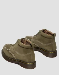 Lowell Chukka Nubuck Moc Toe Enkellaarzen in Olijfkleurig Groen
