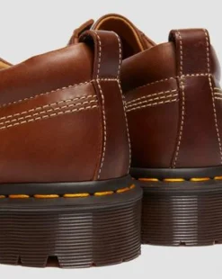 Lowell Leren Moc Toe Schoenen in Butterscotch