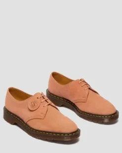 1461 Made in England Nubuck Leren Schoenen in Roze