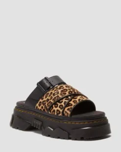 Mattison luipaard slide-sandalen in Luipaard