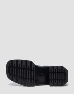 Maybole Leren Chelsea Boots met Vierkante Neus in Zwart