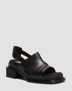 Maybole Wanama leren Sandalen in Zwart