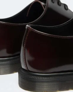 Mayfare Rub-Off Leren Schoenen in Cherry Red