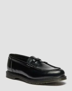 Mayfare Smooth Leren Loafers in Zwart