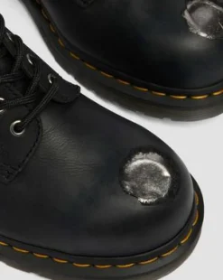 1460 Metal Toe Leren Laarzen in Zwart