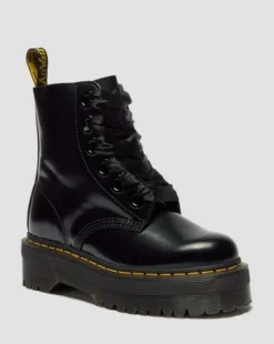 Molly Platform Laarzen in Zwart