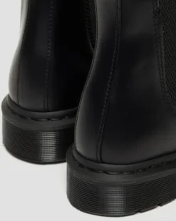 2976 Mono Smooth Leren Chelsea Boots in Zwart