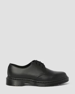 1461 Mono Smooth Leren Oxford Schoenen in Zwart