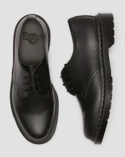 1461 Mono Smooth Leren Oxford Schoenen in Zwart