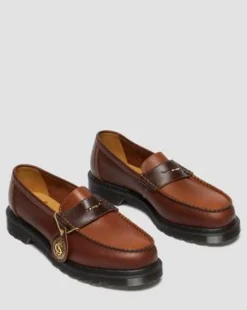 Penton Klassiek Kalfsleren Loafers in Bruin