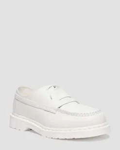 1461 / PENTON MM6 LEREN SCHOENEN in Wit