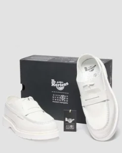1461 / PENTON MM6 LEREN SCHOENEN in Wit