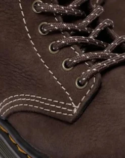 Peuter 1460 Getrommeld Nubuck Laarzen in Donkerbruin