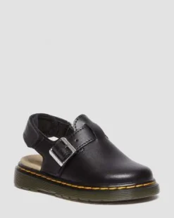 Peuter Jorgie Leren Mules in Zwart