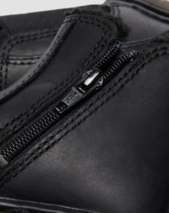 Peuter 2976 Leonore Imitatiebont Gevoerde Chelsea Boots in Zwart