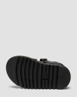 Peuter Marlowe Ii Glitterhart Leren Schoenen met Riem in Zwart