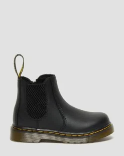 Peuter 2976 Softy T Leren Chelsea Boots in Zwart