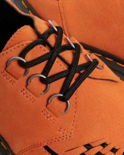 Ramsey Geweven Suède Creepers in Oranje