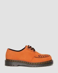 Ramsey Geweven Suède Creepers in Oranje