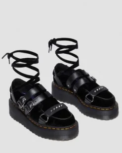 RAMSEY WEDNESDAY PLATFORM CREEPERS in Zwart