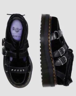 RAMSEY WEDNESDAY PLATFORM CREEPERS in Zwart