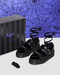 RAMSEY WEDNESDAY PLATFORM CREEPERS in Zwart
