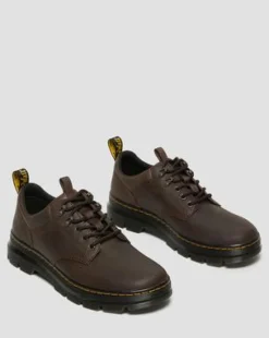Reeder Crazy Horse Leren Utility Schoenen in Donkerbruin