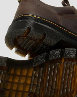 Reeder Crazy Horse Leren Utility Schoenen in Donkerbruin