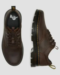 Reeder Crazy Horse Leren Utility Schoenen in Donkerbruin