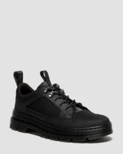 REEDER MK.02 NYLON & SUÈDE UTILITY SCHOENEN in Zwart