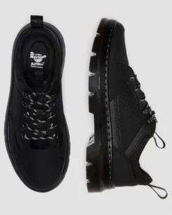 REEDER MK.02 NYLON & SUÈDE UTILITY SCHOENEN in Zwart