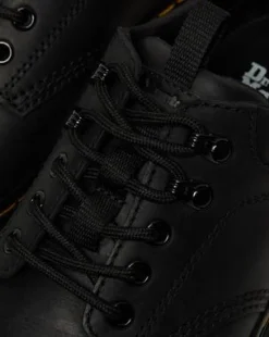 Reeder Wyoming Leren Utility Schoenen in Zwart