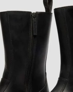 Rejena Old Harness Leren Laarzen in Zwart
