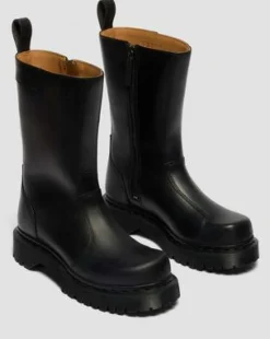 Rejena Old Harness Leren Laarzen in Zwart