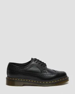 3989 Smooth Leren Brogue Schoenen in Zwart