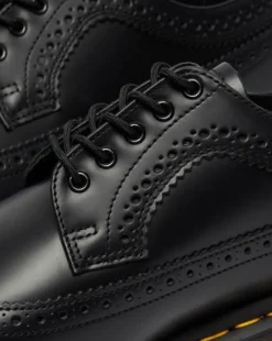 3989 Smooth Leren Brogue Schoenen in Zwart