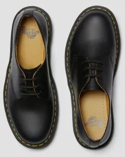 1461 Smooth Leren Oxford Schoenen in Zwart