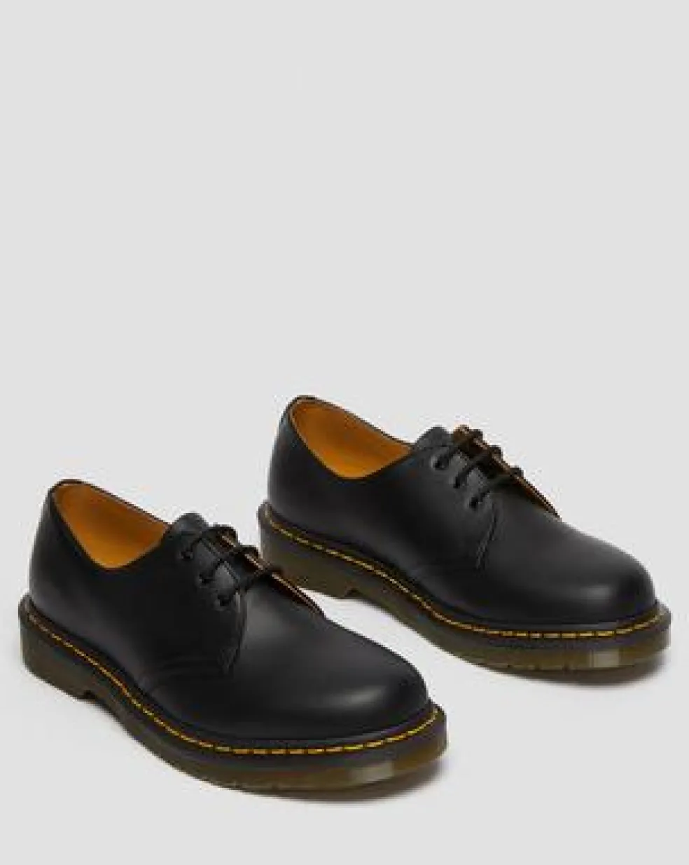 1461 Smooth Leren Oxford Schoenen in Zwart