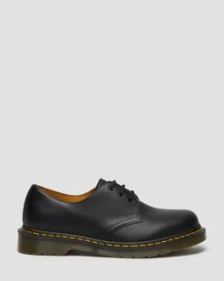 1461 Smooth Leren Oxford Schoenen in Zwart