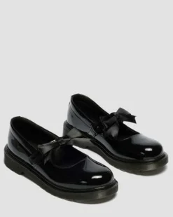 Tiener Maccy II Lak Mary Jane Schoenen in Zwart