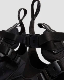VENT XX01 leren gladiatorsandaal in Zwart