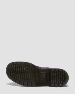 1460 VETERLOZE NUBUCK SLIP-ON LAARZEN in Paars