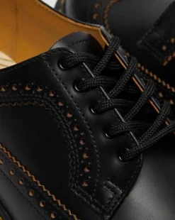 Vintage 3989 Quilon Leren Brogue Schoenen in Zwart