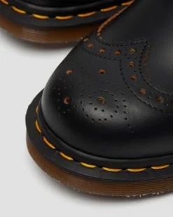 Vintage 3989 Quilon Leren Brogue Schoenen in Zwart
