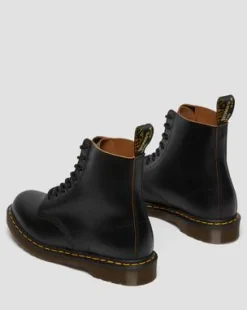 Vintage 1460 Quilon Leren Enkellaarzen in Zwart