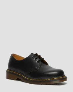 Vintage 1461 Quilon Leren Oxford Schoenen in Zwart